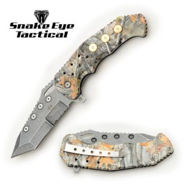 Snake Eye Tactical Camo Spring Assist knife SE-1346CM1